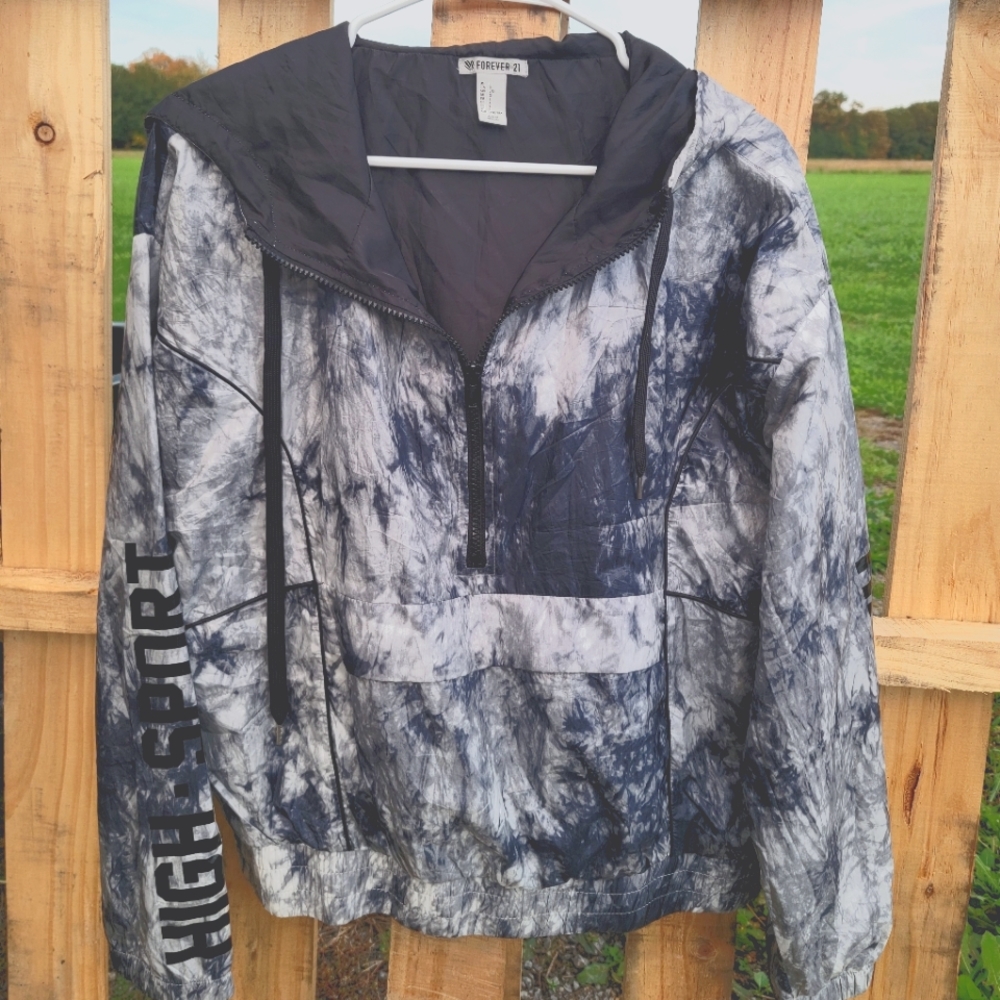 Forever 21 tie dye windbreaker